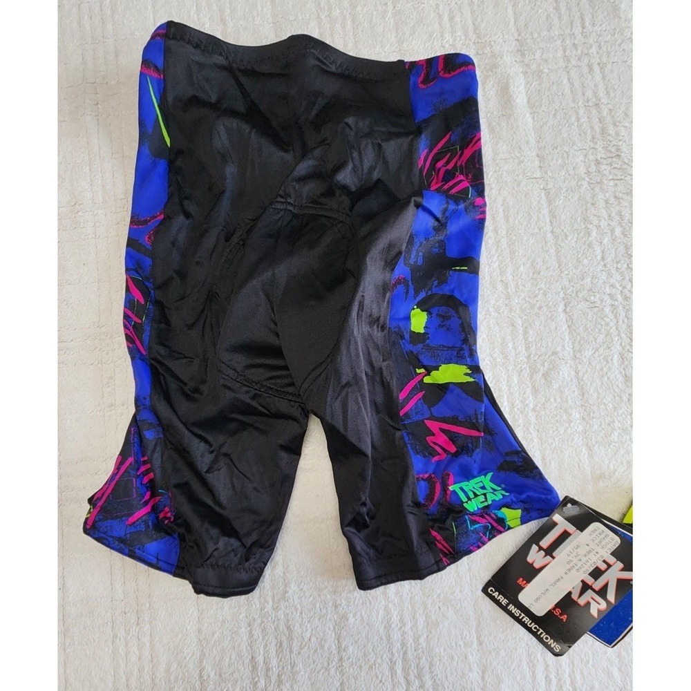 Trek Wear Racing Men's Cycling Shorts Padded Size Large Vintage 90's New NWT USA